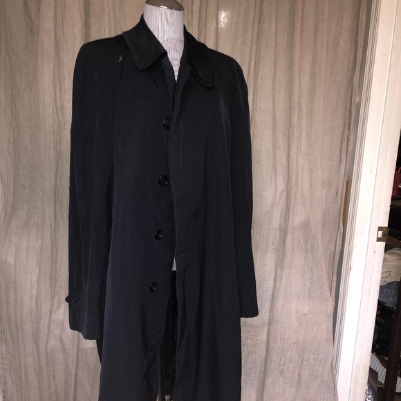 burberry Other - Burberry AS NEW navy blue dress trench coat 44